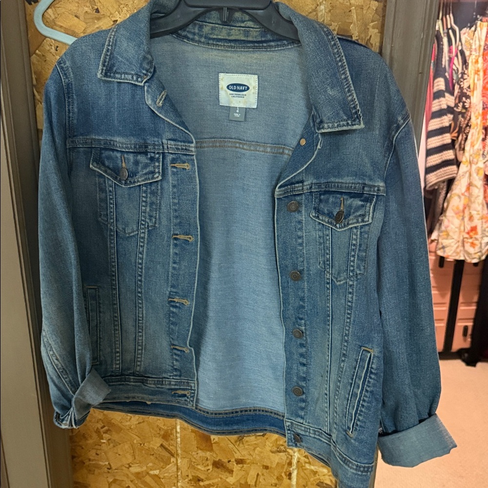 Old Navy Women's Classic Blue Jean Jacket
